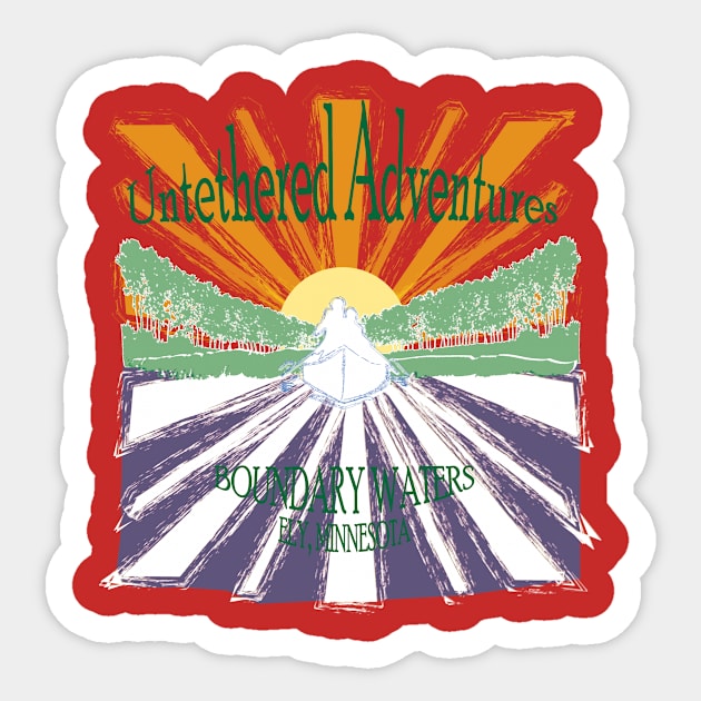 sunrise Sticker by Untethered Adventures 